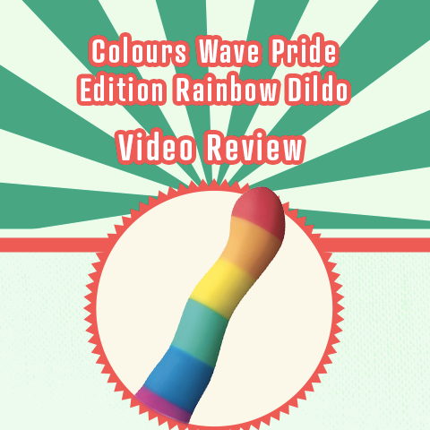 Colours Wave Pride Edition 6 Inch Silicone Rainbow Dildo Video Review