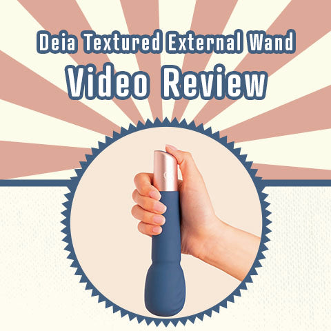Deia Textured External Wand Vibrator Video Review