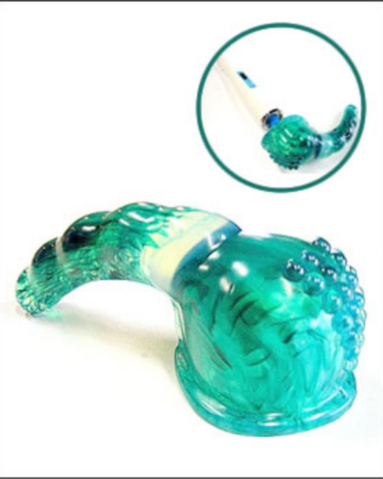 Gee Whizzard Green Marble Wand Attachment by Vixen Creations