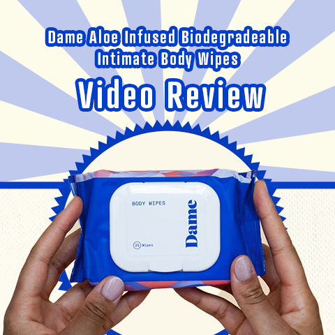 Dame Aloe Infused Biodegradable Intimate Body Wipes Video Review