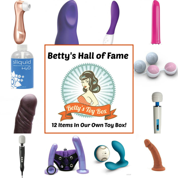 Betty's Hall of Fame - 12 Items In Our Own Toy Box