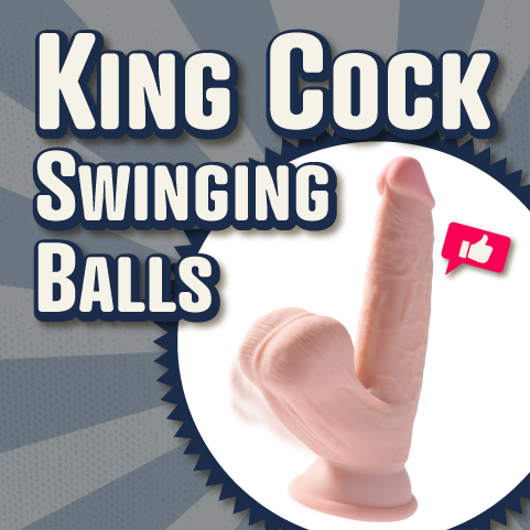 King Cock Plus Dildo with Swinging Balls Video Review