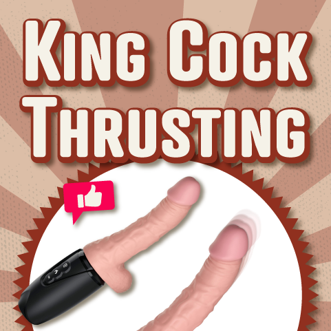 King Cock Plus Thrusting Heating Cock with Balls