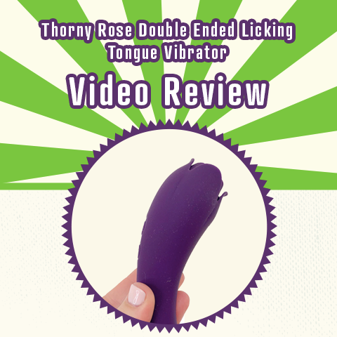 Thorny Rose Double Ended Licking Tongue Vibrator Video Review