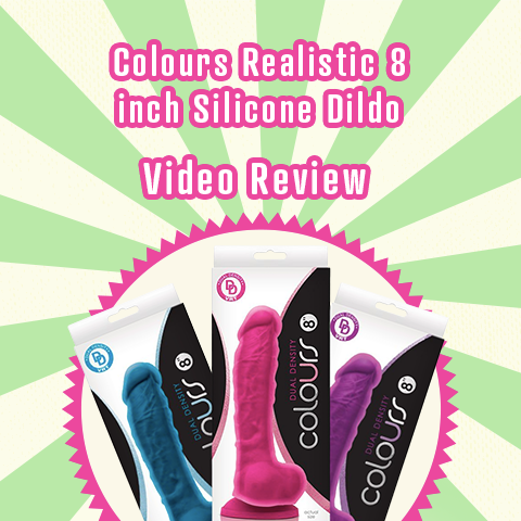 Colours Large, Girthy, Realistic 8 inch Silicone Dildo Video Review