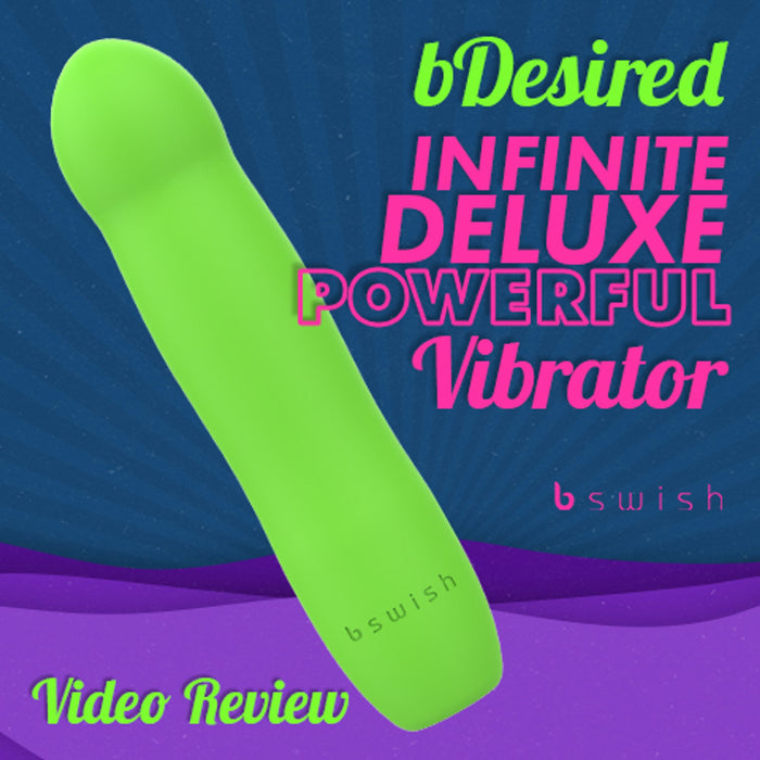 Fabulous First Time Vibrator Review! Bdesired Infinite Deluxe Powerful Waterproof Silicone Vibrator