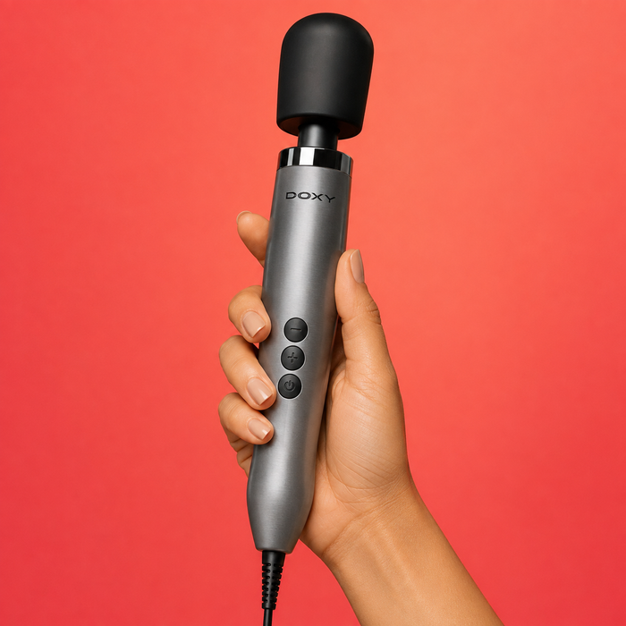 Doxy Die Cast Max Ultra Powerful Plug-In Wand Vibrator