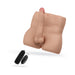 EnLust Rowen Realistic Ride-On Dildo with Vibrating Bullet - Vanilla