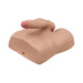 EnLust Rowen Realistic Ride-On Dildo with Vibrating Bullet - Vanilla