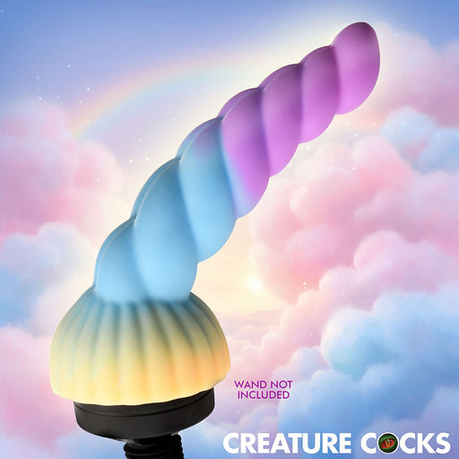 Creature Cocks Unicorn Spiral Silicone Wand Attachment