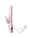 Aurora Waterproof Pale Pink Silicone Rabbit Vibrator 