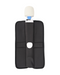 Black neoprene case with a white Sportsheets Pivot 3 in 1 Play Pad Toy Mount featuring a flip-top cap, designed for easy carrying and protection of the bottle. Includes Pivot positioning products for versatile use.