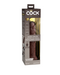 King Cock Elite 9" Vibrating Silicone Dual Density Dildo with Remote  - Chocolate