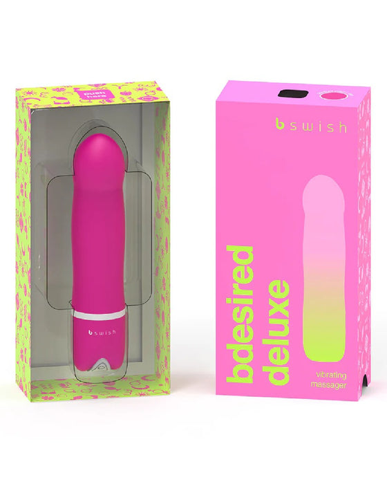 B Swish Bdesired Deluxe Beginner Vibrator - Pink