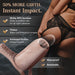A sensual promotional image shows a couple in lingerie with a close-up of the Girthy Pleasure Sleeves - Open-Ended Silicone Penis Sleeve with Grind Pad (Size M). Text highlights “50% more girth,” “thicker,” “increased friction,” and “stretchable.”.