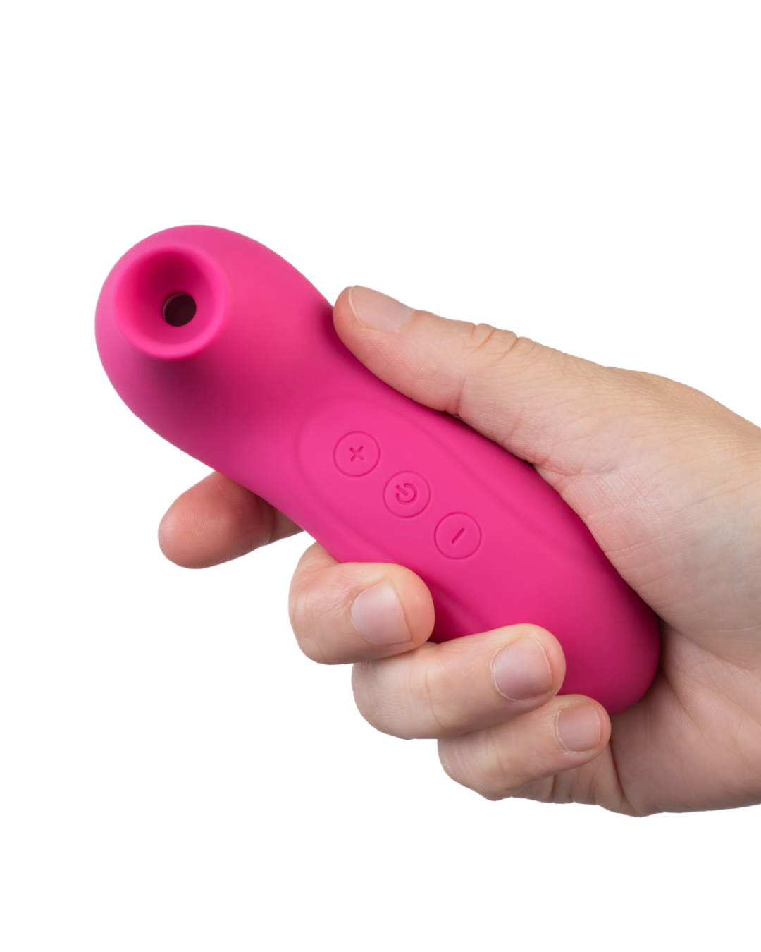 Beso XOXO Powerful Pink Silicone Clitoral Pressure Wave Vibrator — BTB Shop