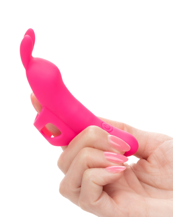 The Flirty Bunny Waterproof Pink Finger Vibrator