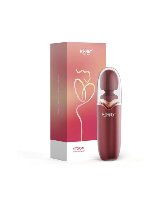 Stormi Powerful Wand Vibrator with Charging Case