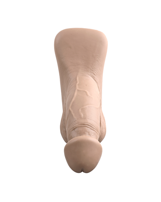 Gender X 4 Inch Ultra Realistic Silicone Packer with Wide Base - Vanilla