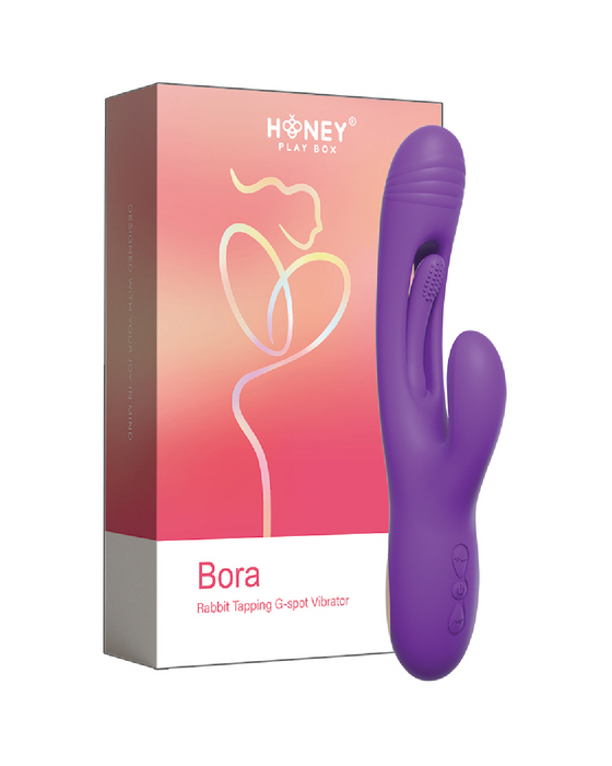 Bora G-Spot Tapping Rabbit Vibrator by Honey Play Box - explore a blend of design and pleasure.