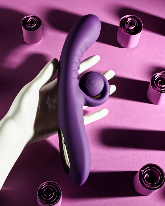 Playboy Curlicue Rabbit Vibrator for Blended Orgasms