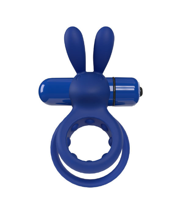 O Hare Tickle & Tease Blue Vibrating Couples' Cock Ring