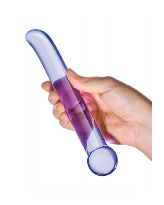 Glas G-Spot Tickler 6.7 Inch Glass Wand - Purple