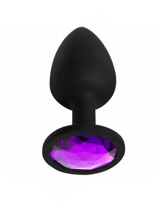 Booty Bling Jeweled Silicone Butt Plug