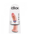 King Cock 9 Inch Suction Cup Dildo - Vanilla