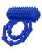 Maximus 10 Bead Vibrating Beginner Cock Ring for Couples - Blue