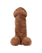 Penis Stuffy - 24 Inch Smiling Plush Chocolate Colored Penis