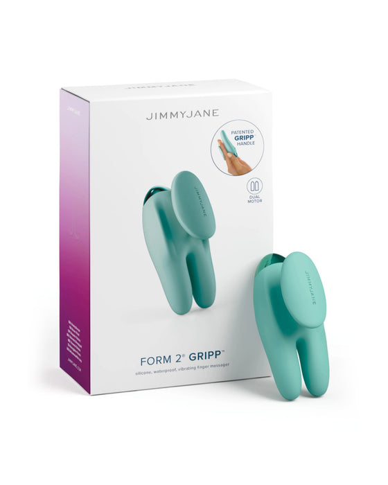 JimmyJane Form 2 Gripp Dual Motor External Vibrator with Finger Grip