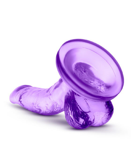Naturally Yours 4 Inch Mini Cock - Purple