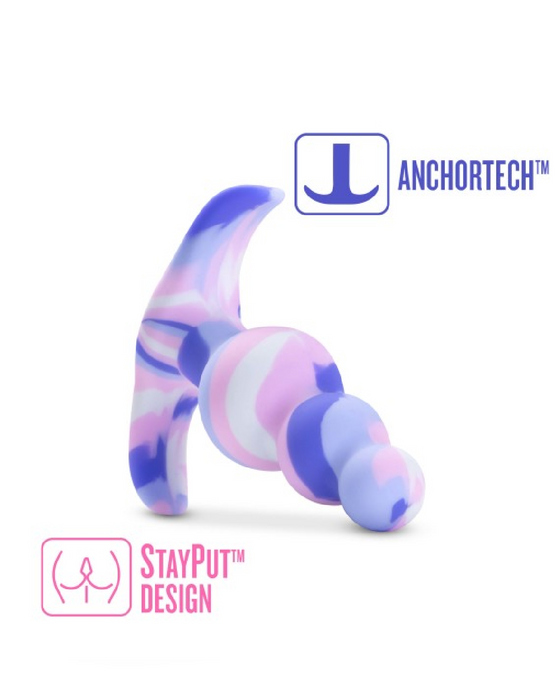 Twilight Beginner Purple and Pink Silicone Butt Plug