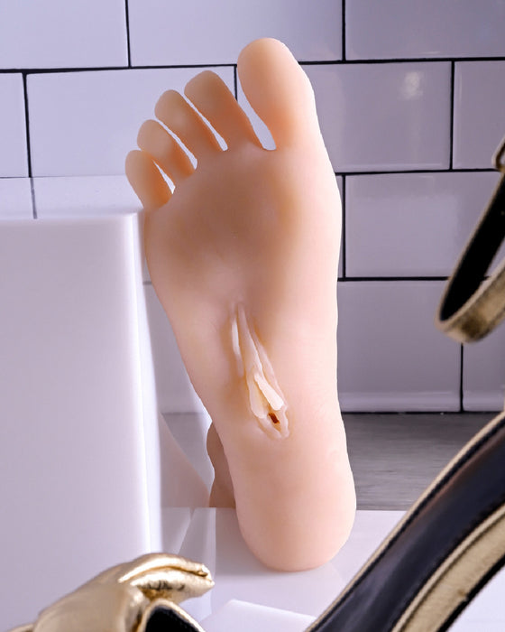 Pussy Footin Realistic Foot Masturbator - Vanilla Info