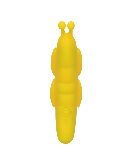 The Butterfly Beginner Waterproof Yellow Finger Vibrator