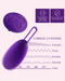 Wellness Imara Vibrating Egg with Remote - Purple