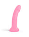 Glitzy Pink Sparkle 7 inch Silicone Dildo
