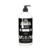 Jizz Ultra Realistic Unscented Cum Lube comes in a 1-liter pump bottle with a black and silver label, droplet graphic, and "Realistic Look & Feel" text. This water-based lube offers a creamy texture for an authentic experience.