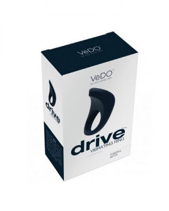 VeDO Drive Vibrating Silicone Cock Ring - Black