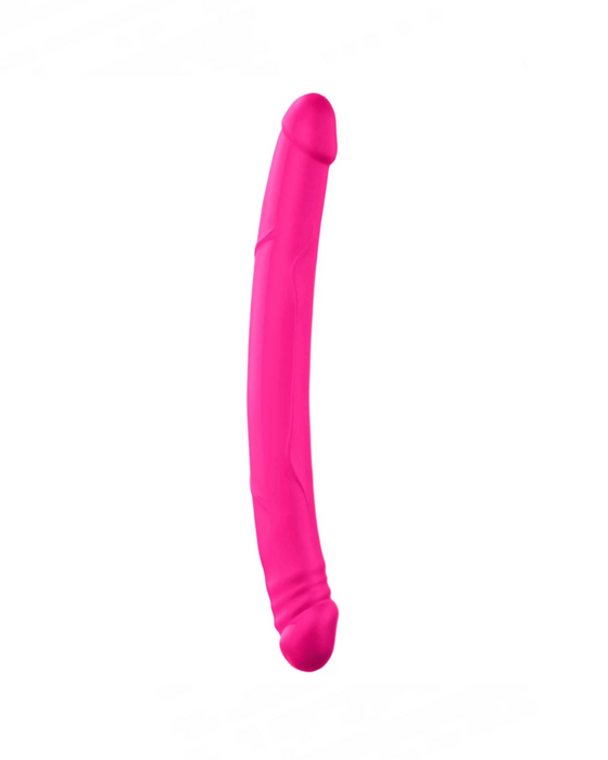 Dorcel Silicone 16.5 Inch Double Dildo - Pink