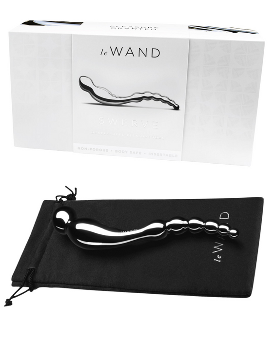 Swerve Double Ended Stainless Steel Dildo & Anal Beads