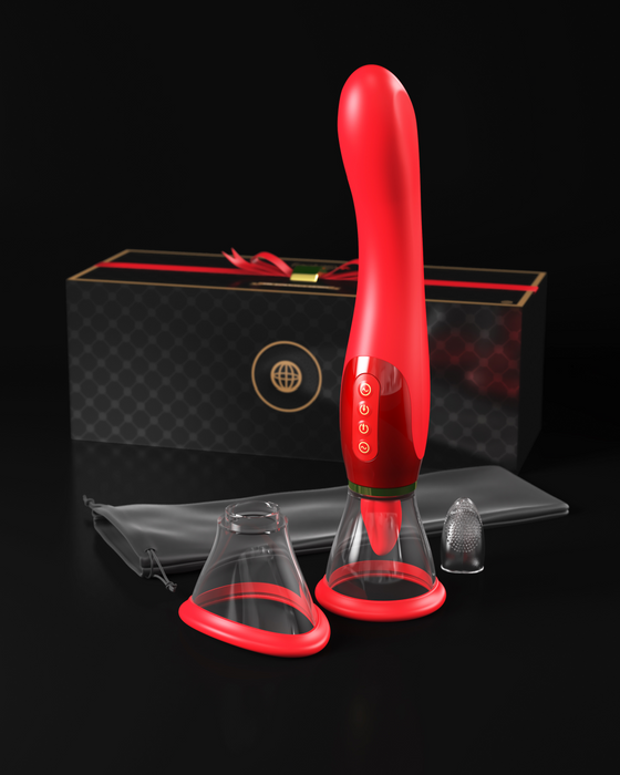 Fantasy For Her Ultimate Pleasure Double Ended Vibrator 24 K Gold Luxury Edition