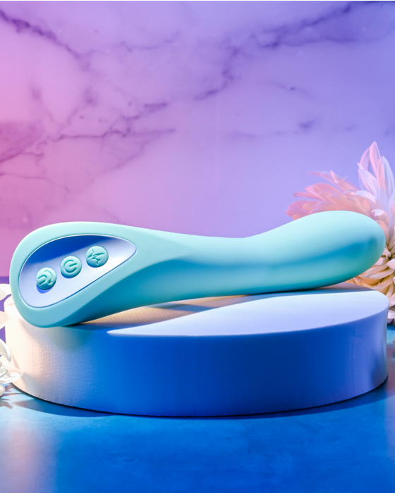 Come with Me G-Spot Vibrator with Come Hither Motion - Teal