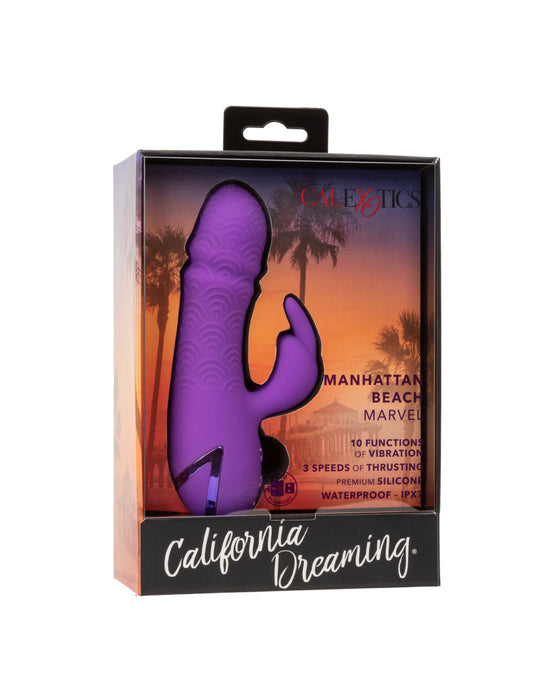 California Dreaming Manhattan Beach Marvel Thrusting Mini Rabbit - Purple