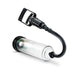 The Performance VX3 Male Enhancement Pump System with Cock Ring features a clear cylindrical chamber with measurement markings, a black flexible hose, and a hand pump handle to help achieve firmer erections.