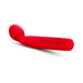 The Sexy Things Beginner Slim G-Spot Vibrator is a red silicone vibe with a curved tip, designed for beginners and shown against a white background.