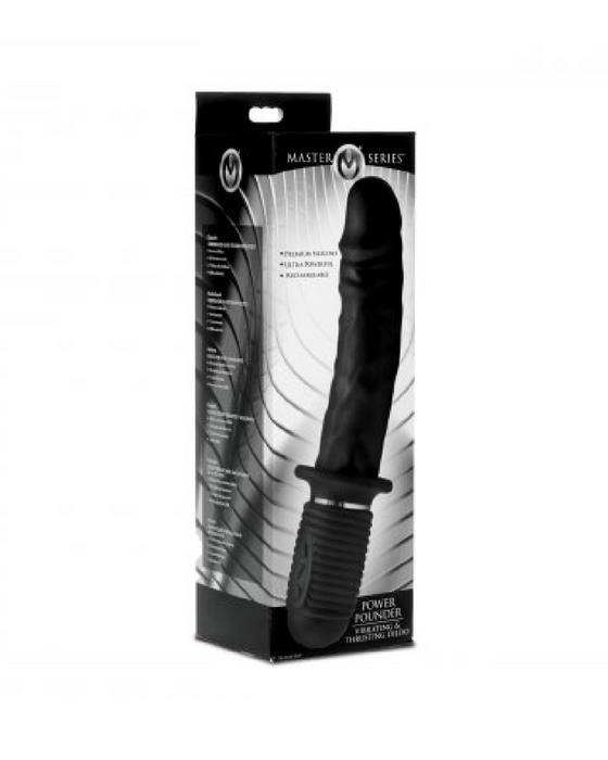 Power Pounder 10.75 Inch Vibrating and Thrusting Dildo