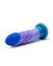 Midnight Rendezvous 7.5 Inch Girthy Silicone Dildo - Ocean Blue