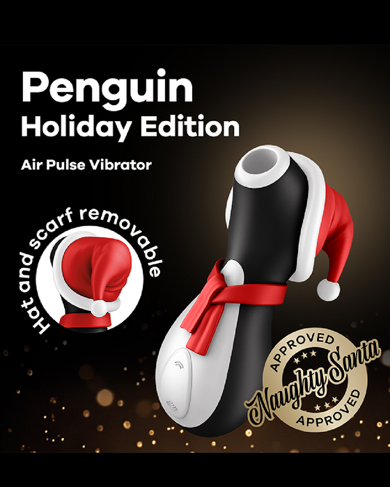 Satisfyer Penguin Holiday Edition Pressure Wave Waterproof Silicone Stimulator
